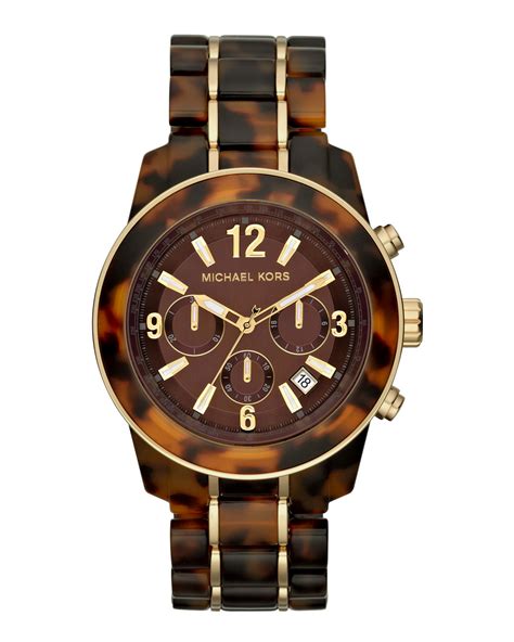 michael kors mens tortoiseshell smartwatch|Michael Kors tortoise shell acetate.